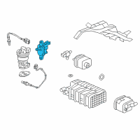 OEM 2011 Acura ZDX Valve Assembly, Purge Control Solenoid Diagram - 36162-RMX-A01