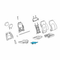 OEM Cadillac CTS Occupant Module Diagram - 22739283