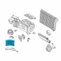 OEM 2013 BMW ActiveHybrid 3 Microfilter Diagram - 64-11-9-237-555