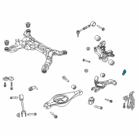 OEM 2017 Ford Taurus Upper Control Arm Lock Nut Diagram - -W714175-S439