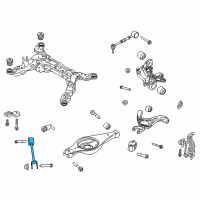 OEM 2017 Ford Police Interceptor Sedan Trailing Link Diagram - AA5Z-5500-A