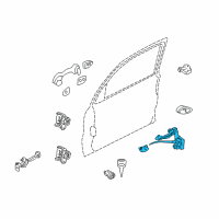 OEM 2005 Ford Escape Latch Assembly Diagram - 2L8Z-78219A64-AA