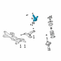 OEM 2000 Toyota Celica Knuckle Diagram - 43212-39025