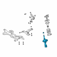 OEM 2005 Toyota Celica Strut Diagram - 48510-80324