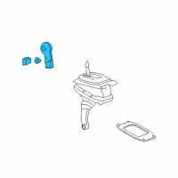 OEM 2010 Chevrolet Camaro Shift Knob Diagram - 92213916