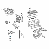 OEM Toyota Oil Filter Union Diagram - 90404-19022