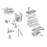 OEM 1994 Toyota T100 Vibration Damper Bolt Diagram - 90105-16041