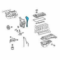 OEM 2017 Toyota Tacoma Timing Chain Diagram - 13506-75070