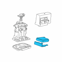 OEM 1997 Buick Century Abs Control Module-Electronic Brake Control Module Assembly Diagram - 9350281