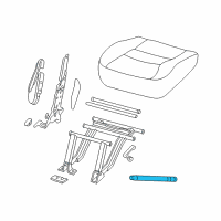 OEM 2001 Ford Expedition Seat Lift Support Diagram - F75Z78613E64AA