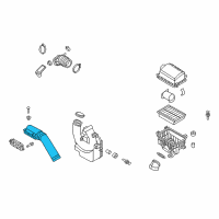 OEM 2019 Hyundai Elantra Duct-Air "B" Diagram - 28210-F3000