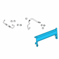 OEM 2015 Chevrolet Camaro Transmission Cooler Diagram - 22762593