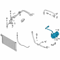 OEM 2014 Ford Focus Compressor Diagram - CV6Z-19703-G