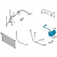 OEM 2013 Ford Focus Compressor Diagram - CV6Z-19703-G