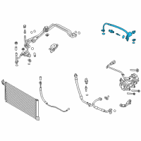 OEM 2012 Ford Focus Tube Assembly Diagram - CV6Z-19972-G