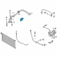 OEM 2008 Ford Escape Inlet Tube Valve Assembly Diagram - 6M6Z-19E653-AA