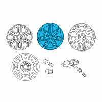 OEM 2012 Scion tC Wheel, Alloy Diagram - 42611-21240