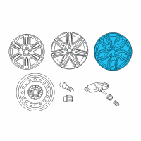 OEM 2015 Scion tC Wheel, Alloy Diagram - 42611-21250