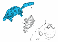 OEM Nissan Rogue Switch Assy-Combination Diagram - 25560-6RR5A