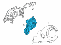 OEM 2021 Nissan Rogue Sensor Assembly-Steering Angle Diagram - 47945-6RA0A