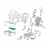 OEM 2018 Chevrolet Equinox Seat Cushion Heater Diagram - 13519202