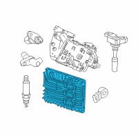 OEM Chevrolet Camaro MODULE ASM-ENG CONT (W/ 2ND MPU) Diagram - 12708794