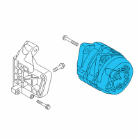 OEM Hyundai Generator Assembly Diagram - 37300-3F020