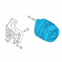 OEM Hyundai Genesis Generator Assembly Diagram - 37300-3F020