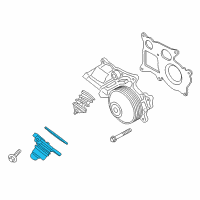 OEM 2017 BMW X5 Thermostat Housing Diagram - 11-51-8-516-206