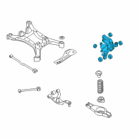 OEM 2010 Nissan Maxima Housing Assy-Rear Axle, RH Diagram - 43018-JA000