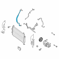 OEM 2014 Nissan Pathfinder Hose-Flexible, Low Diagram - 92480-3JA0A