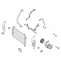 OEM 2019 Nissan Pathfinder Pipe Assembly-Front Cooler, High Diagram - 92440-9NB0A