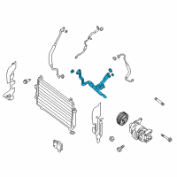 OEM 2016 Nissan Pathfinder Pipe-Front Cooler, Low Diagram - 92450-9NB0A