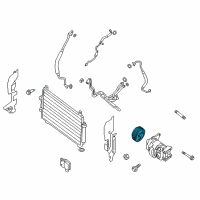 OEM Infiniti Clutch Assy-Compressor Diagram - 92660-9NB0C