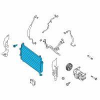 OEM 2015 Nissan Pathfinder Condenser & Liquid Tank Assy Diagram - 92100-9PS0A