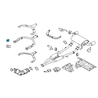 OEM 2015 Infiniti Q70L INSULATOR Assembly-Exhaust Mounting Diagram - 20595-JK00A