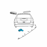 OEM Dodge Durango Sensor-Park Assist Diagram - 1AF63S3XAA