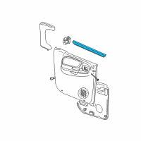 OEM 2002 Dodge Dakota Seal-Door Diagram - 55257200AE