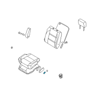 OEM 2007 Nissan Armada Knob-Switch, Front Seat Slide L Diagram - 87062-7S002