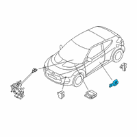 OEM 2020 Hyundai Kona Sensor Assembly-Pressure Side Impact Diagram - 95920-J9100
