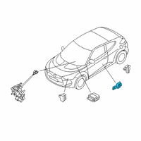 OEM 2021 Hyundai Veloster N Sensor Assembly-Pressure Side Impact Diagram - 95920-J9100