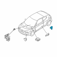 OEM 2022 Hyundai Kona Sensor Assembly-Side Impact Diagram - 95920-J9000