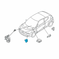 OEM 2020 Hyundai Kona Sensor Assembly-Front Impact Diagram - 95930-J9000