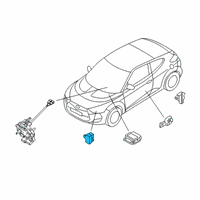 OEM Hyundai Veloster Sensor Assembly-Front Impact Diagram - 95930-J9000