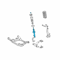 OEM 2009 Lexus GS350 ABSORBER Set, Shock Diagram - 48510-80432