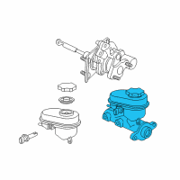 OEM GMC Sierra 2500 HD Master Cylinder Diagram - 19420963