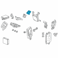 OEM 2021 Honda Odyssey UNIT, CAN GATEWAY Diagram - 38890-THR-A13