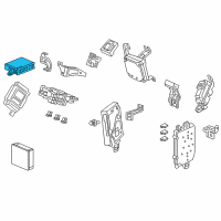 OEM 2020 Honda Odyssey CONTL UNIT Diagram - 74970-THR-A12