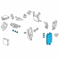 OEM 2022 Honda Odyssey MODULE ASSY., POWER DISTRIBUTER Diagram - 38850-THR-A13