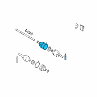 OEM Nissan Cube Repair Kit - Dust Boot, Inner Diagram - C974A-EW60H